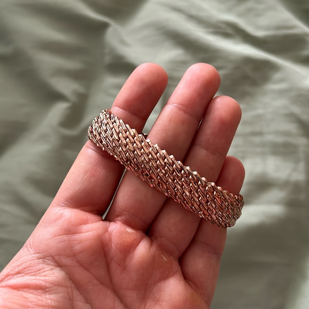 Rose gold QVC bracelet